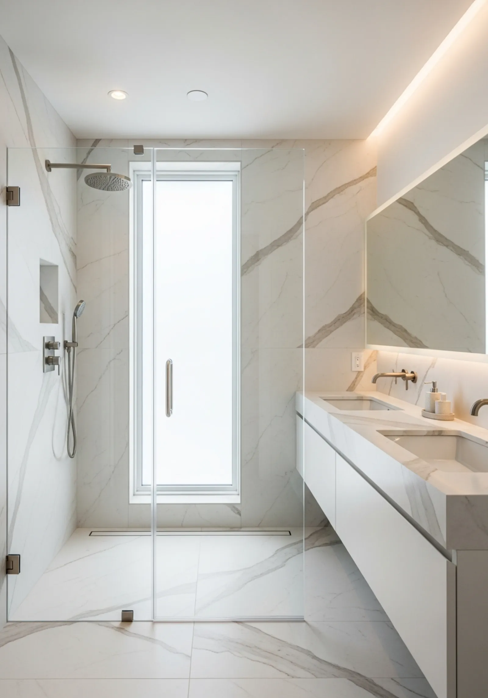 Frameless Shower