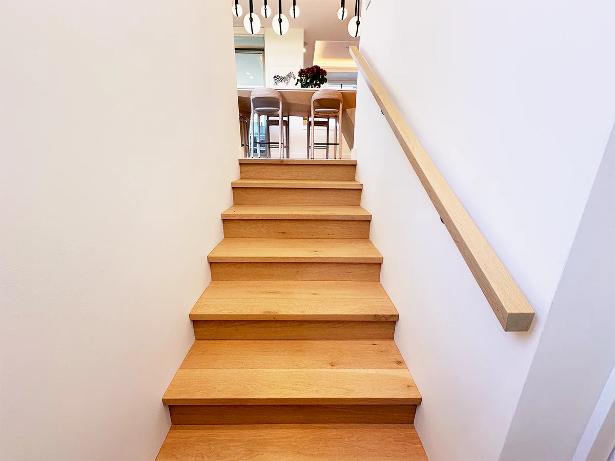 TelTac flooring installation in West Vancouver — project 6